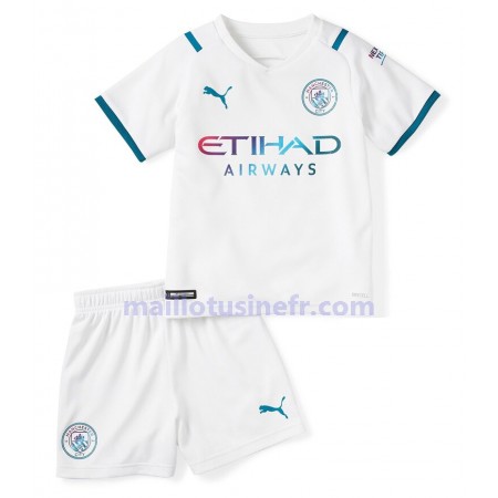 Maillot de Foot Manchester City Extérieur 2021-22 - Enfant